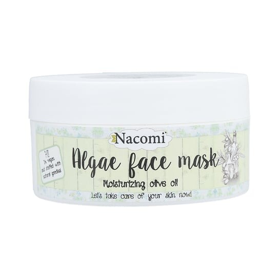 

Увлажняющая маска из водорослей с оливкой, 42 г Nacomi, Algae Face Mask