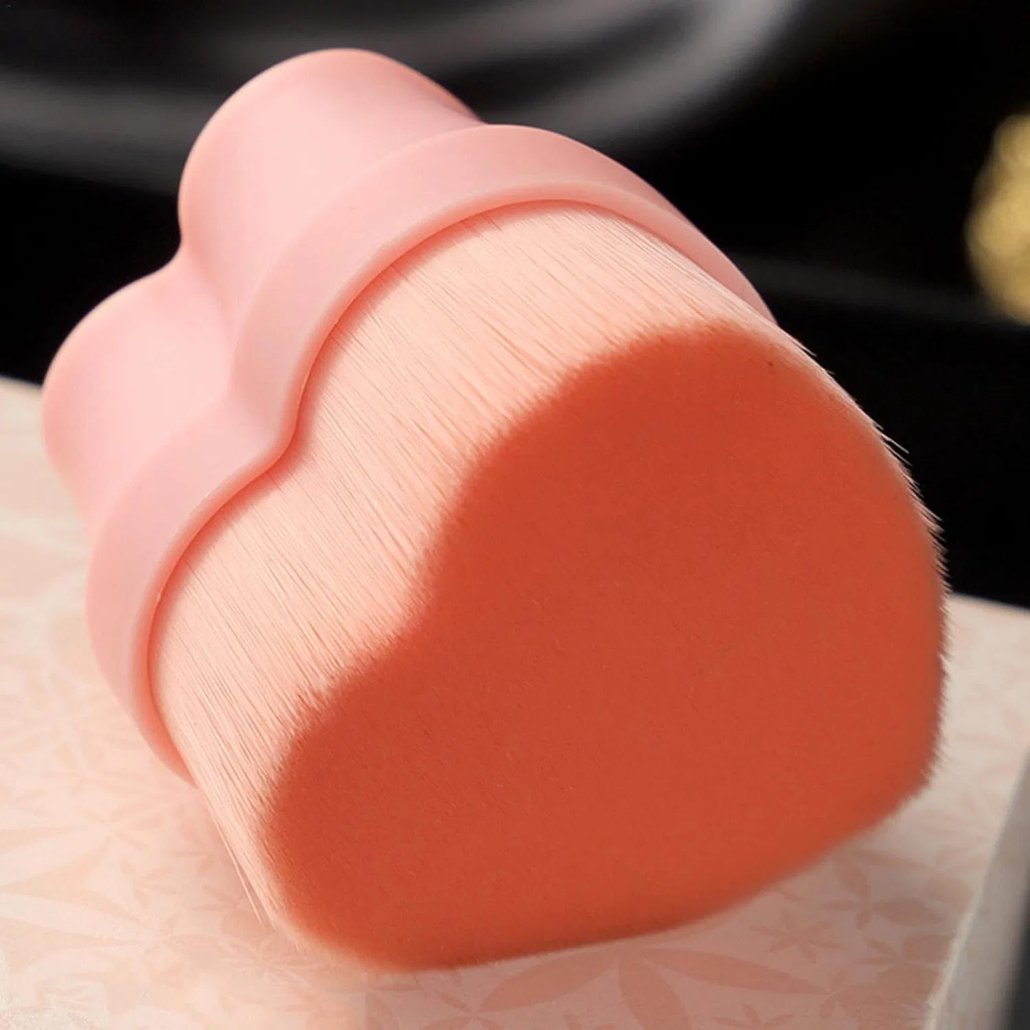 Кисть для лица Foundation Brush Kisymear розовая — фото 3