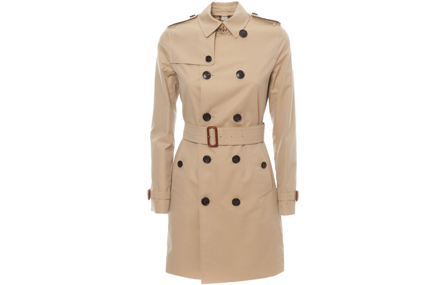 

Детский тренч Burberry, цвет Khaki