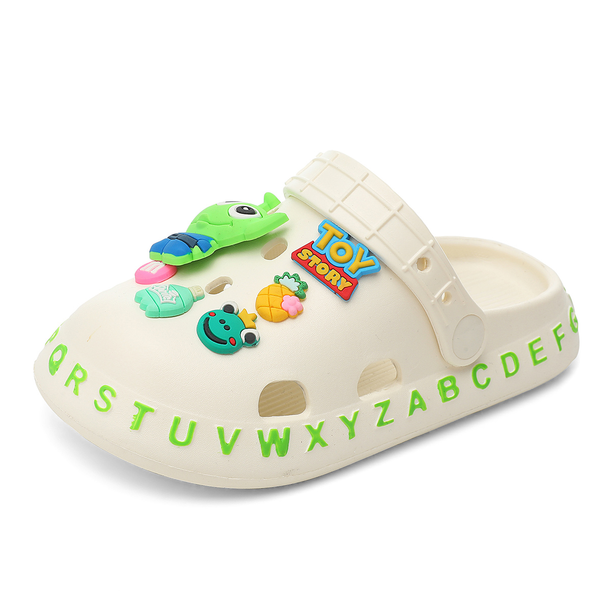 

Детские сандалии, устойчивые к истиранию FIRS Kids, белый/зеленый