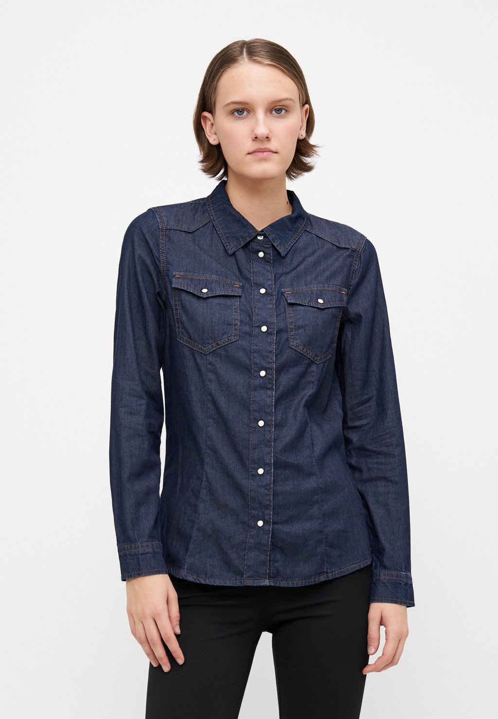 

Рубашка ONLALEXA SHIRT ONLY Tall, темно-синий