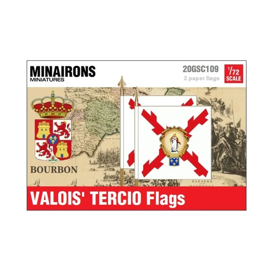 

Флаги Терсио Валуа, War of Spanish Succession - Decals & Flags (1:72)