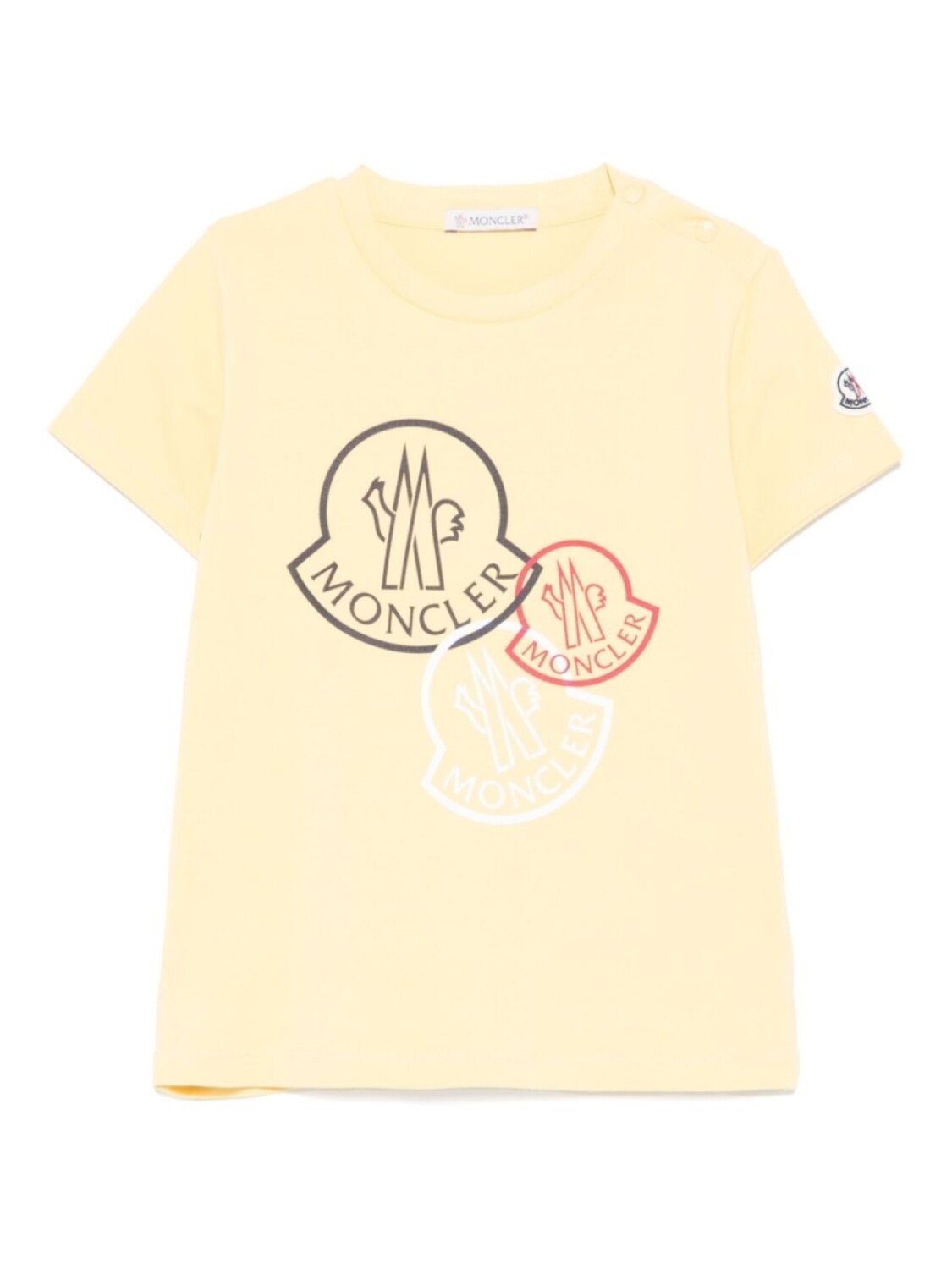 

Футболка с логотипом Moncler Enfant, желтый