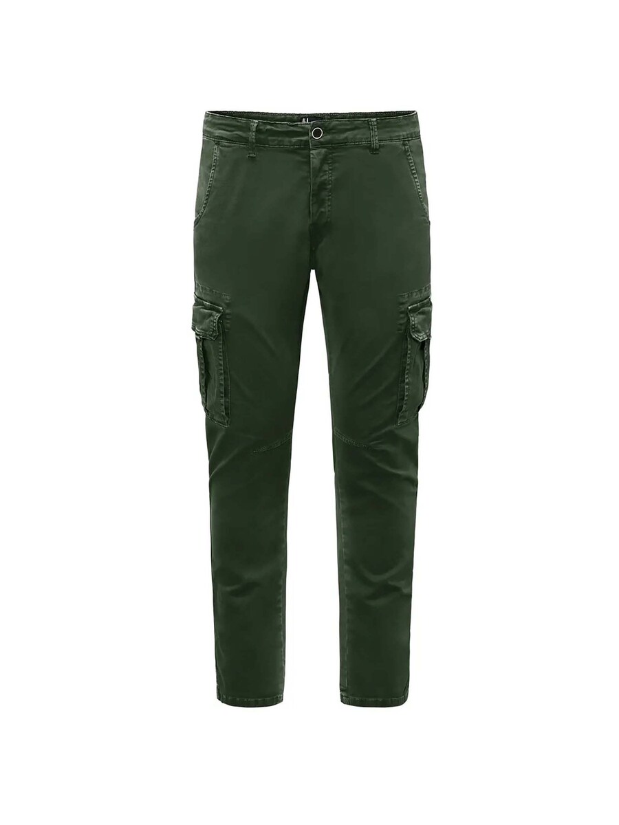 

Тканевые брюки BOMBOOGIE Slim fit Pants, зеленый