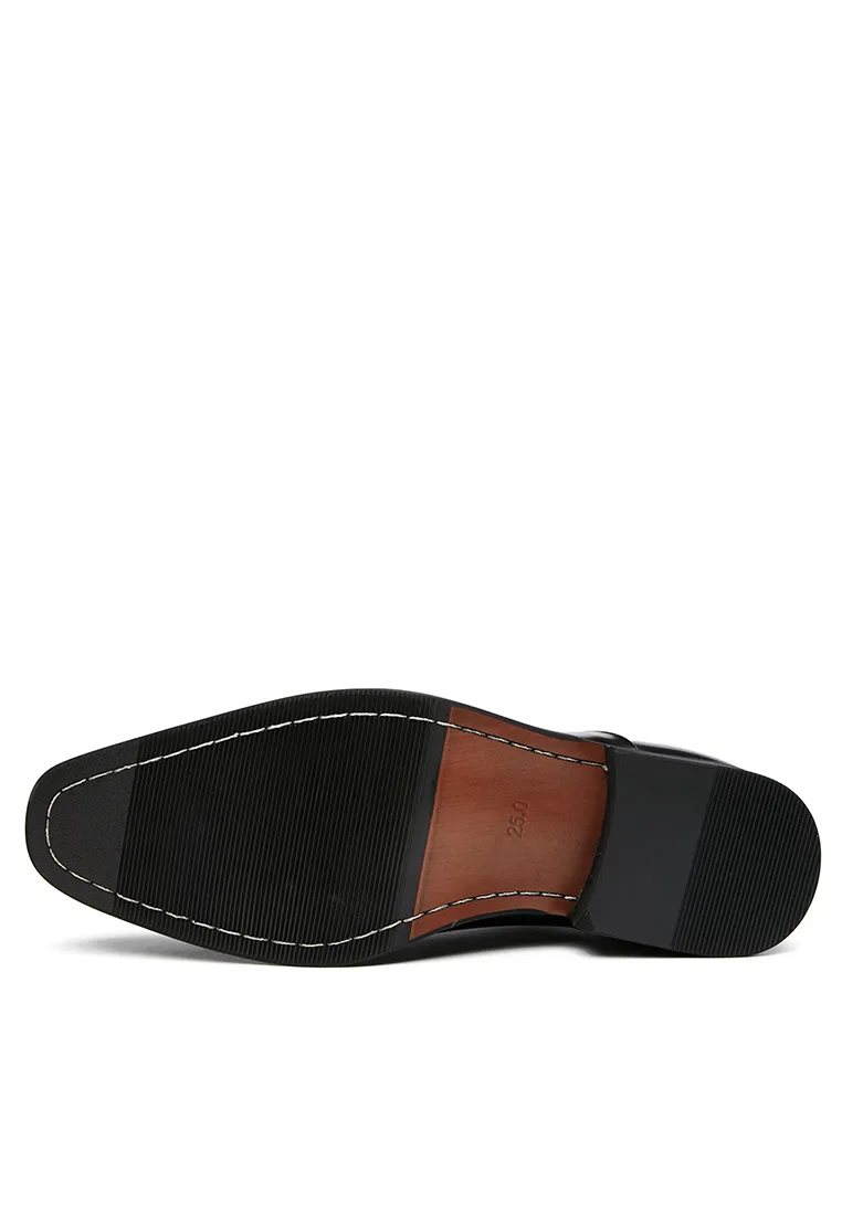 Туфли оксфорд классические, из микрофибры, модель KB3210-2, черные Twenty Eight Shoes — фото 4
