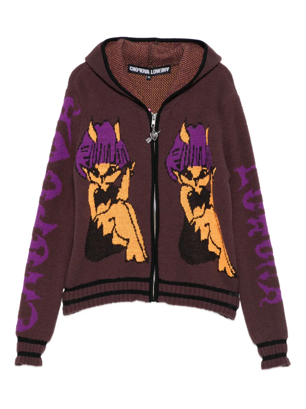 

Кардиган с капюшоном Tammie Jo Chopova Lowena, черный