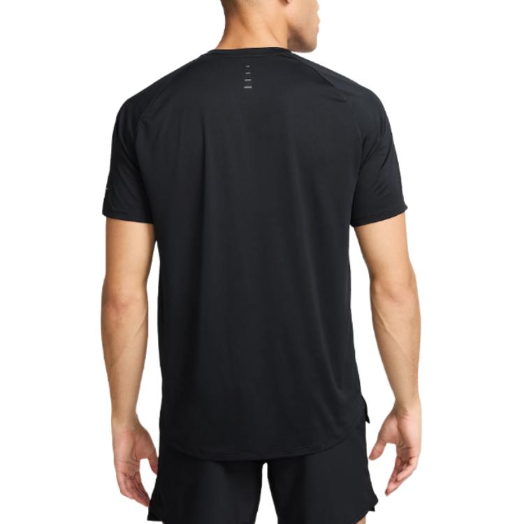 Мужская футболка для бега Stride Dri FIT Adv с короткими рукавами Nike, черный — фото 3