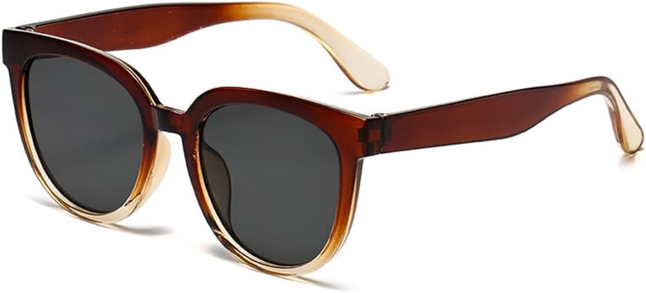 

Солнцезащитные очки LVTFCO овальной формы для женщин, ретро-солнцезащитные очки для женщин, классические квадратные очки, защита от ультрафиолета UV400, Gradient Brown