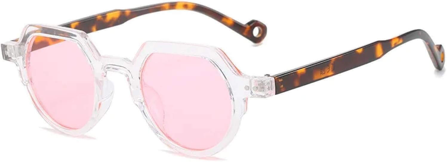 

Солнцезащитные очки с защитой UV400 | Маленькие овальные, в стиле панк, с заклепками, конфетного цвета | для женщин и мужчин, для занятий спортом на открытом воздухе и вождения DSVIGF, Transparency