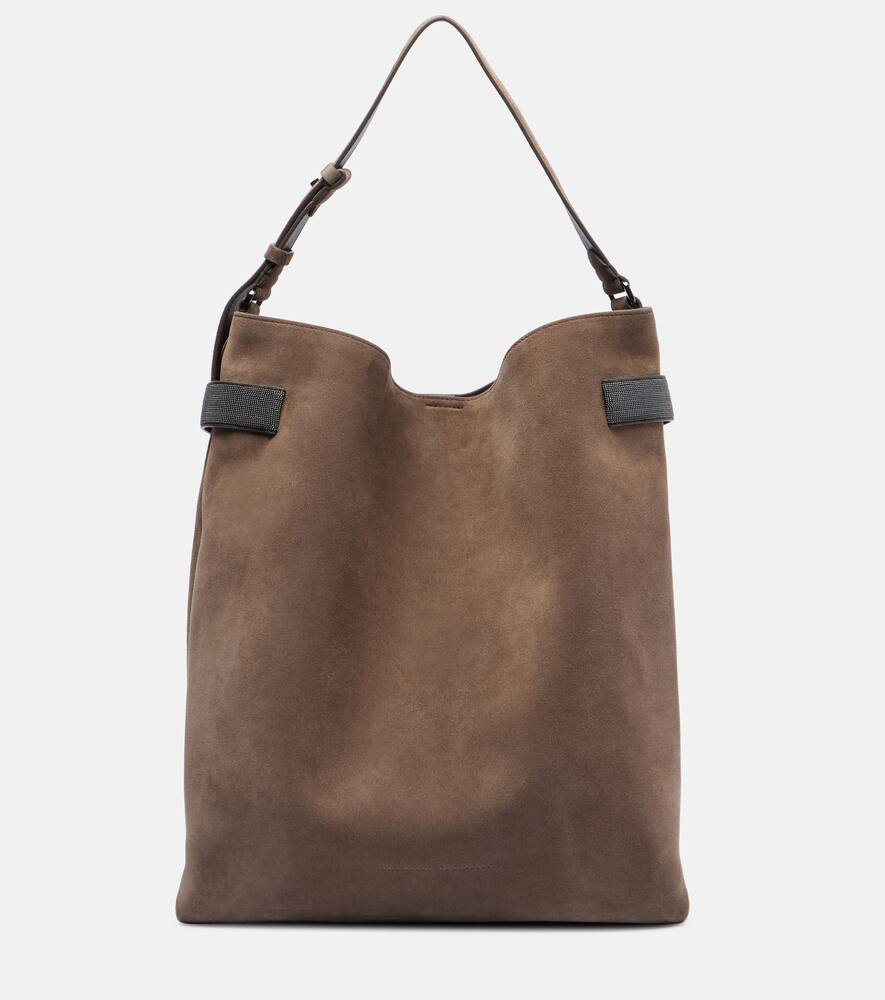 

Сумка через плечо из замши Brunello Cucinelli, Torba