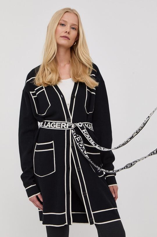 

Кардиган с добавлением шерсти Karl Lagerfeld, мультиколор