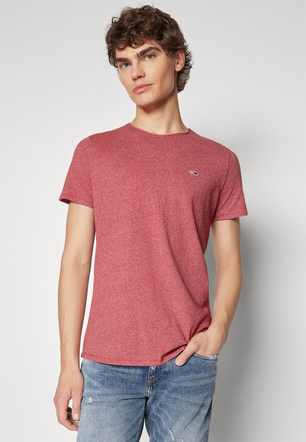 

Базовая футболка JASPE C NECK Tommy Hilfiger, красный