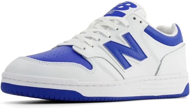 Кроссовки New Balance 480 (европейский вариант), White, Cobalt Blue, White