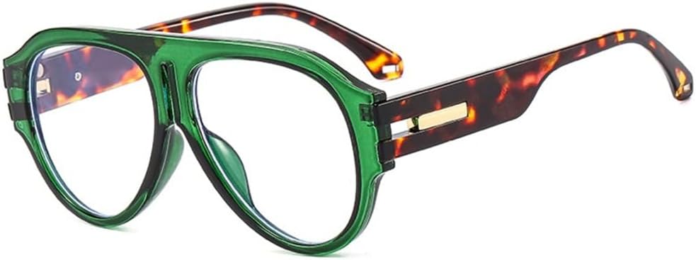 

Женские солнцезащитные очки в винтажном стиле с крупной оправой, мужские солнцезащитные очки с защитой от УФ-излучения UV400, очки большого размера LANGSER, Green White