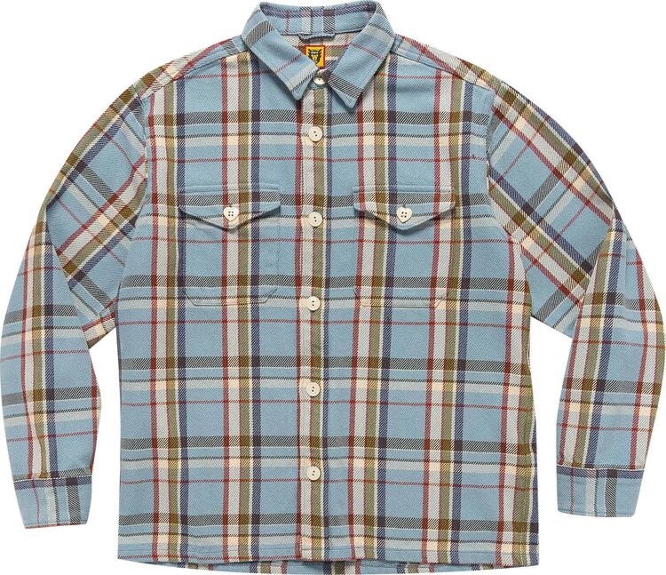 

Рубашка Human Made Check 'Blue', синий