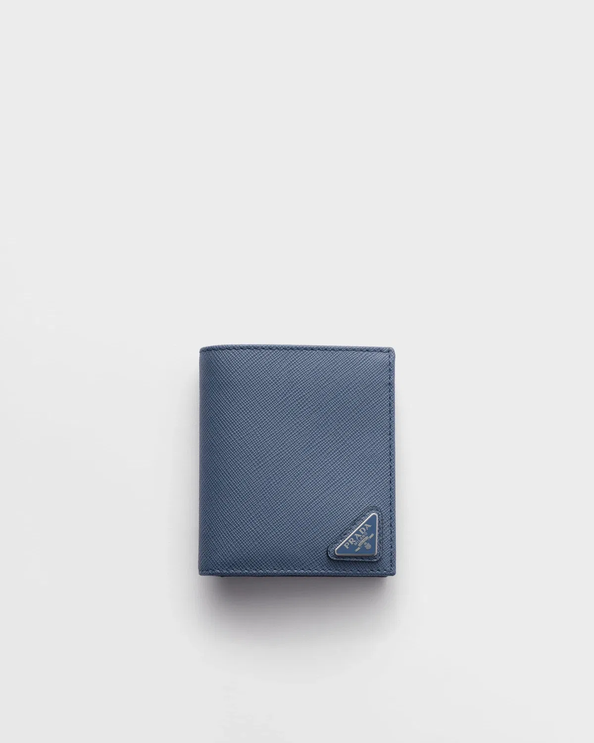Кошелек из кожи Saffiano Prada, синий