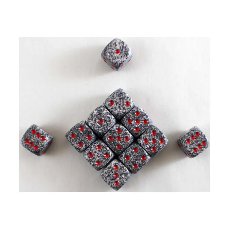 

d6 16мм Гранит (12), Dice - Speckled - d6 16mm (Chessex)