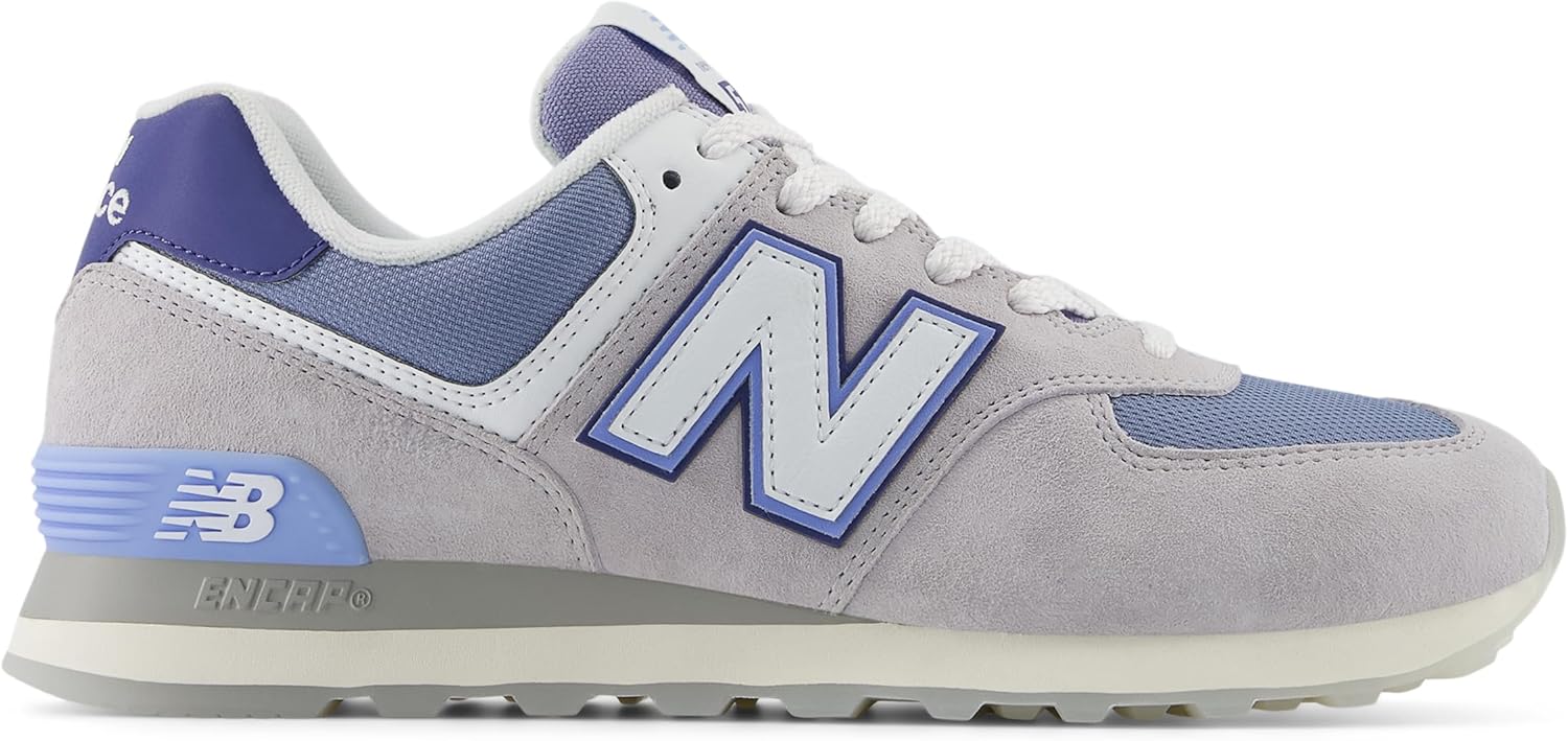 Кроссовки New Balance Unisex-Adult 574 V2 Unisex, белый/серый — фото 4