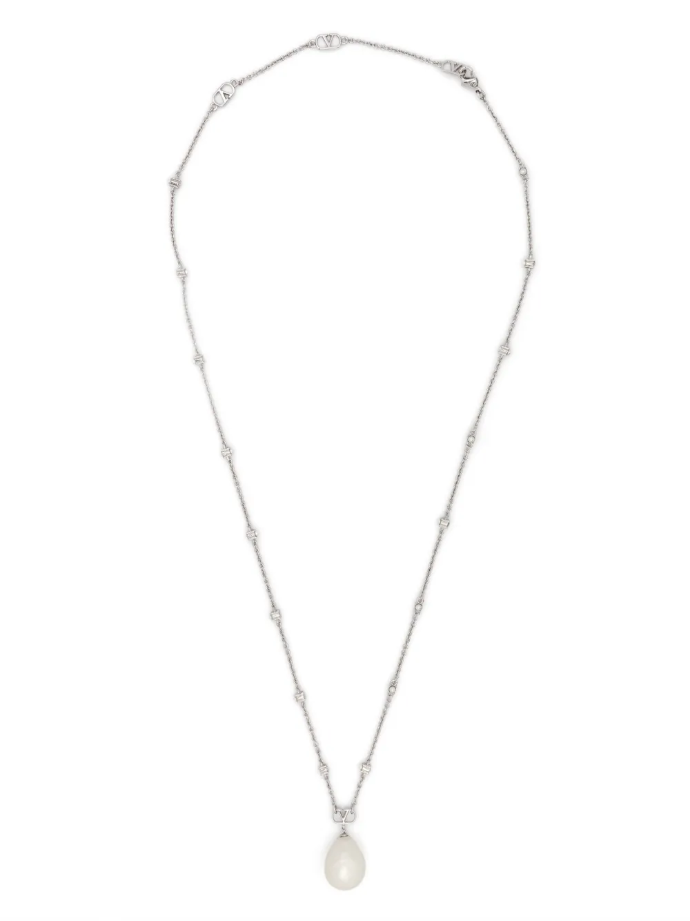 

Колье с логотипом VLogo Signature VALENTINO GARAVANI, серебяный
