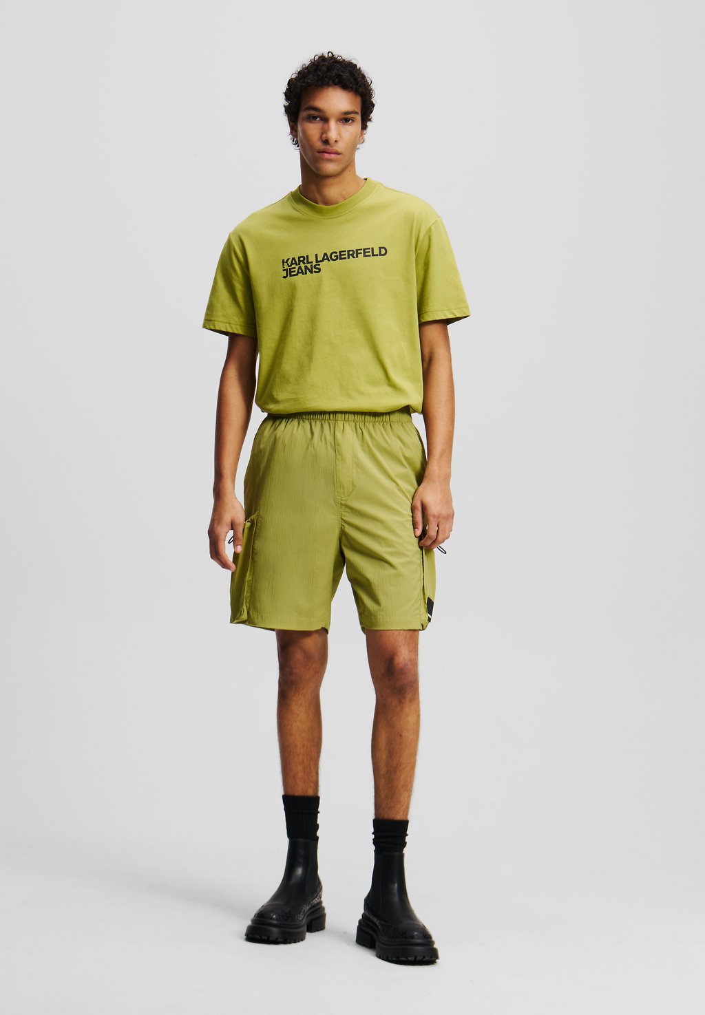 

Шорты BOX LOGO Karl Lagerfeld Jeans, зеленый