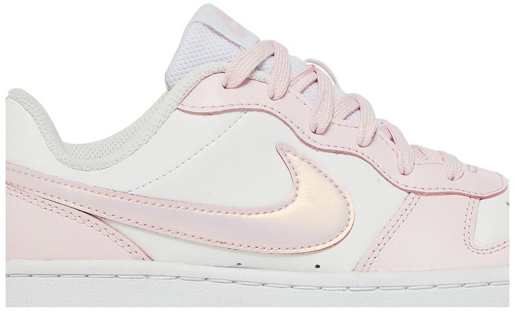 Кроссовки Nike Court Borough Low 2 SE GS 'White Pink Foam', белый — фото 2