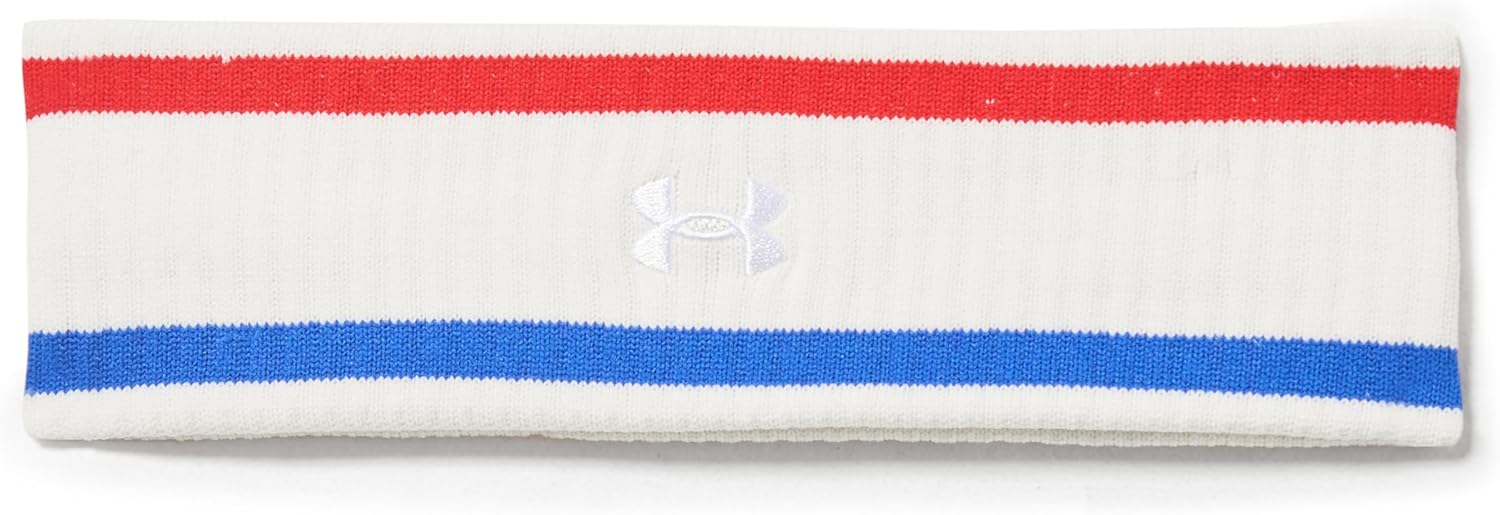 

Under Armour Unisex-Adult легкая махровая повязка на голову, (114) White Quartz/Royal/White