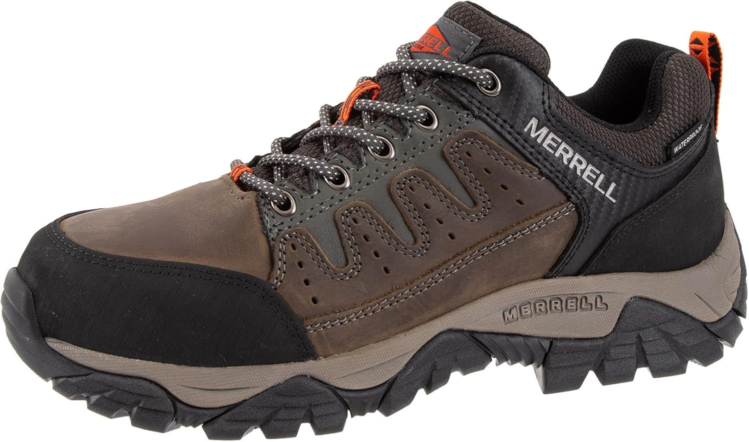 

Мужские ботинки Merrell Windoc с водонепроницаемой стальной ноской, низкие, Dark Taupe