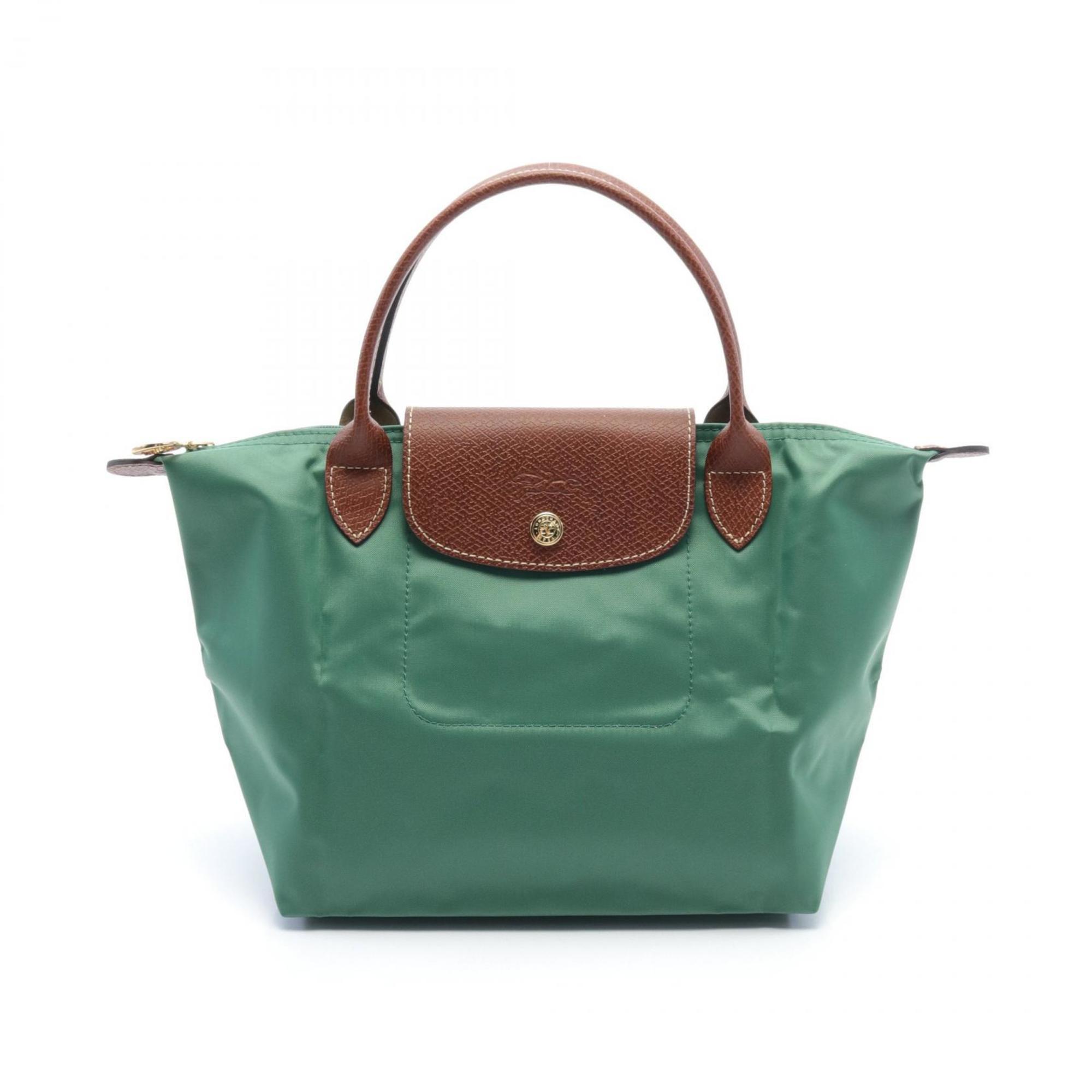 

Сумка Longchamp из нейлоновой кожи, коричневый/зеленый