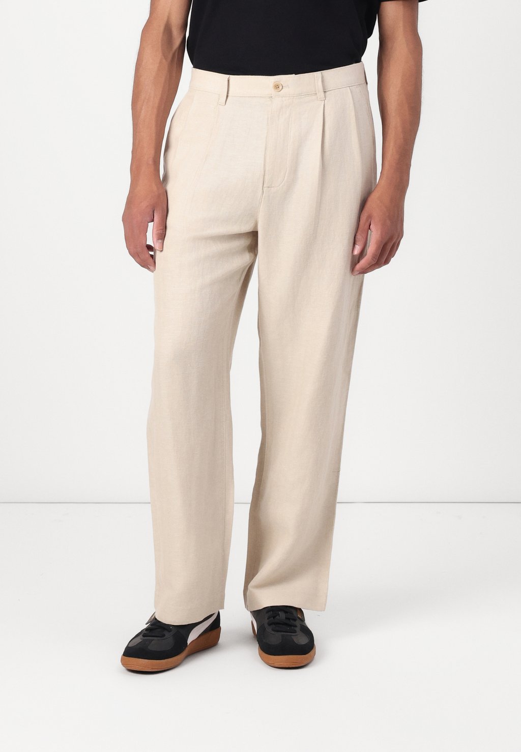 

Брюки LOOSE PLEATED TROUSER GAP, Oatmeal Heather