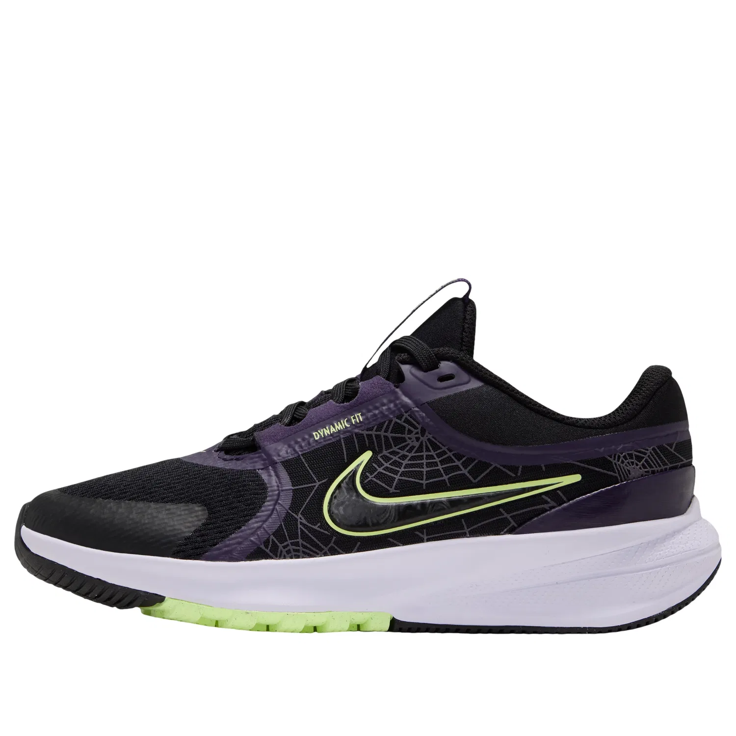 Детские кроссовки с сетчатым верхом Star Runner 5 SE 'Black Purple Dynasty' Nike, Black/Purple Dynasty/Barely Volt/Black