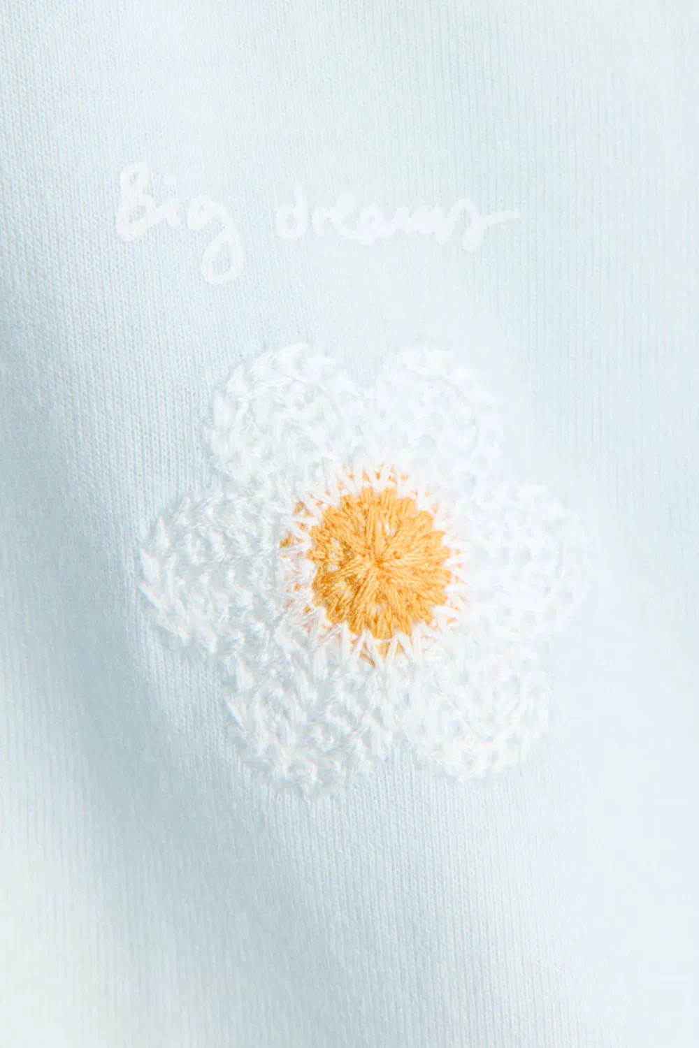 Хлопковая футболка с вышивкой H&M, Hellblau/Kirschen — фото 2