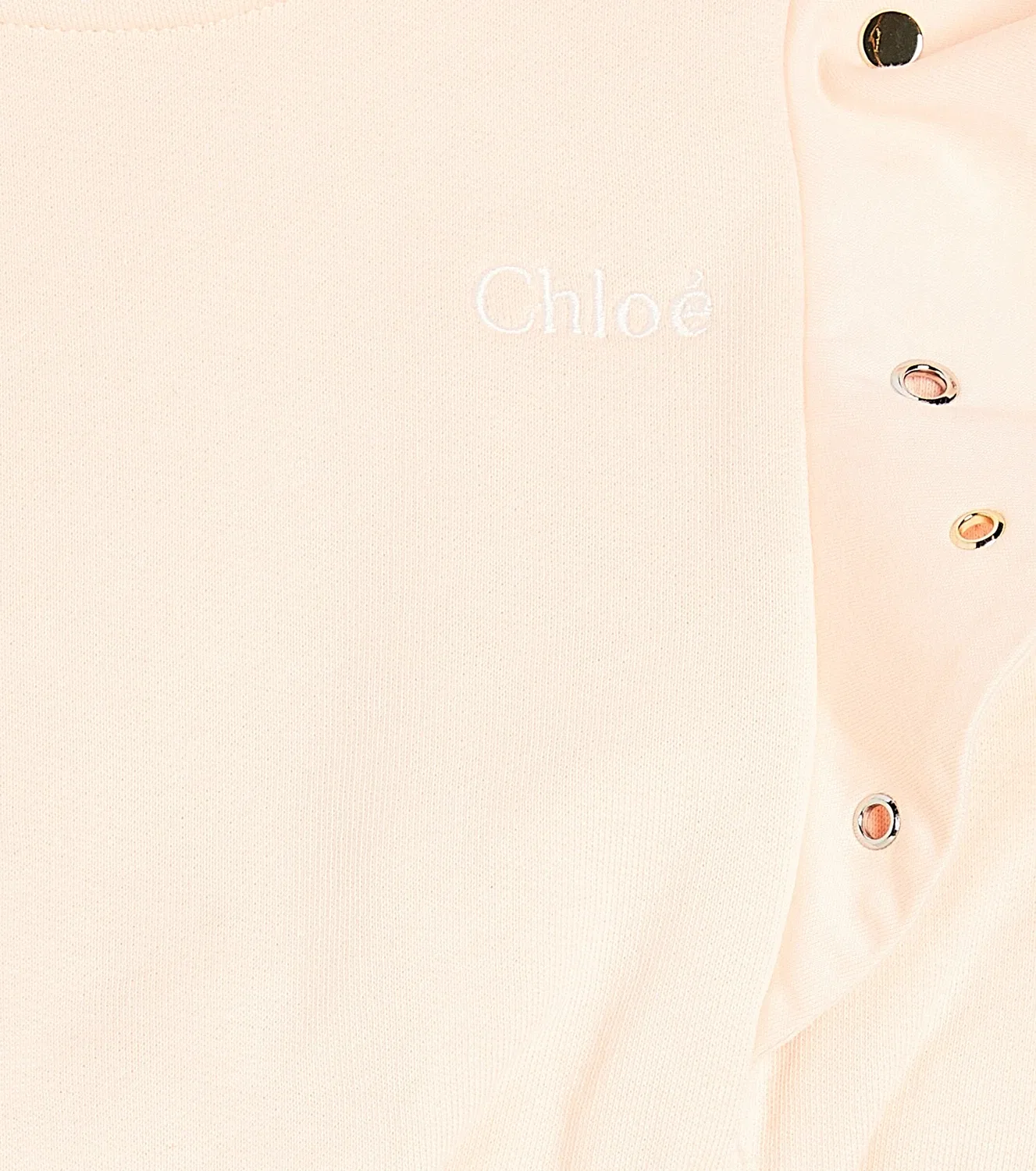Комбинезон-песочник хлопковый Chloé Kids, розовый — фото 3