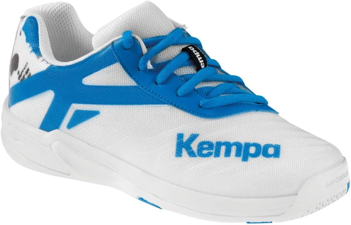Детские кроссовки для гандбола Wing 2.0 Kempa, White Blue — фото 2