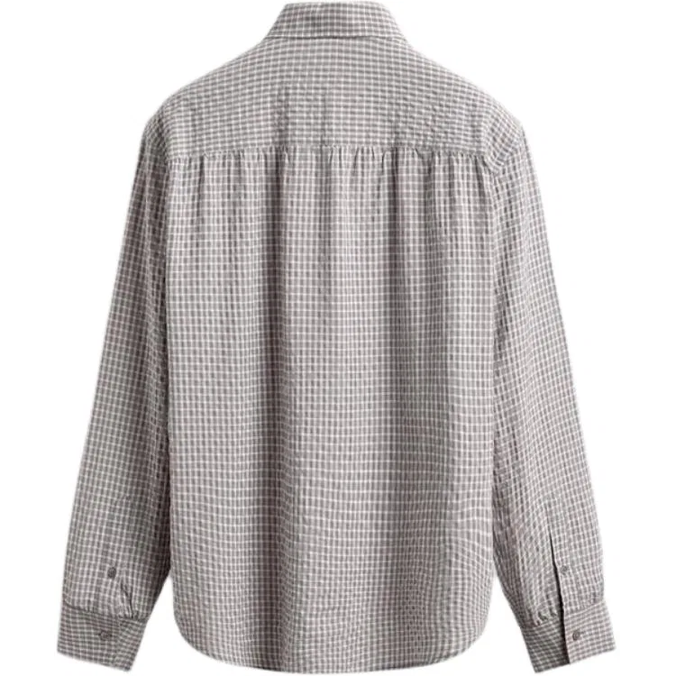 Мужская рубашка с круглым вырезом ZARA, White — фото 3