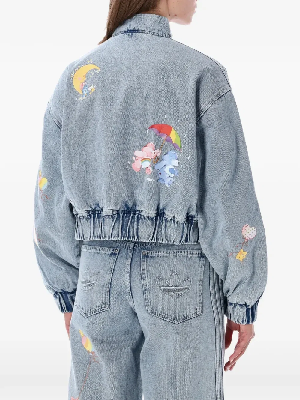 Джинсовая куртка adidas X Care Bears, синий — фото 2