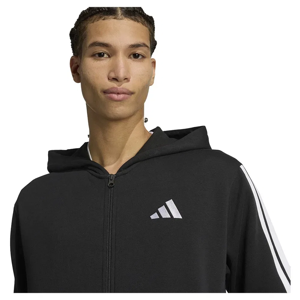 Мужской спортивный костюм с капюшоном Colorblock Tracksuit Adidas, Black — фото 4