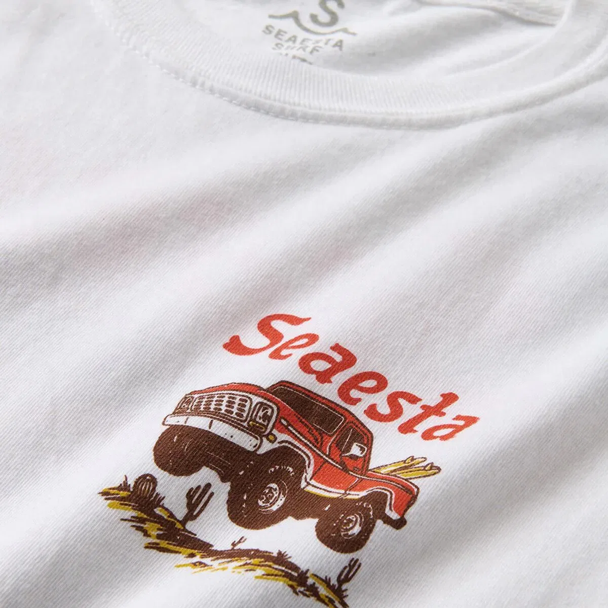 Детская футболка с коротким рукавом Baja t-shirt Seaesta Surf, White — фото 4