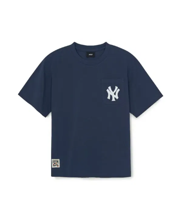 Футболка с логотипом Classic Cooper, Mlb Kids, Navy — фото 3