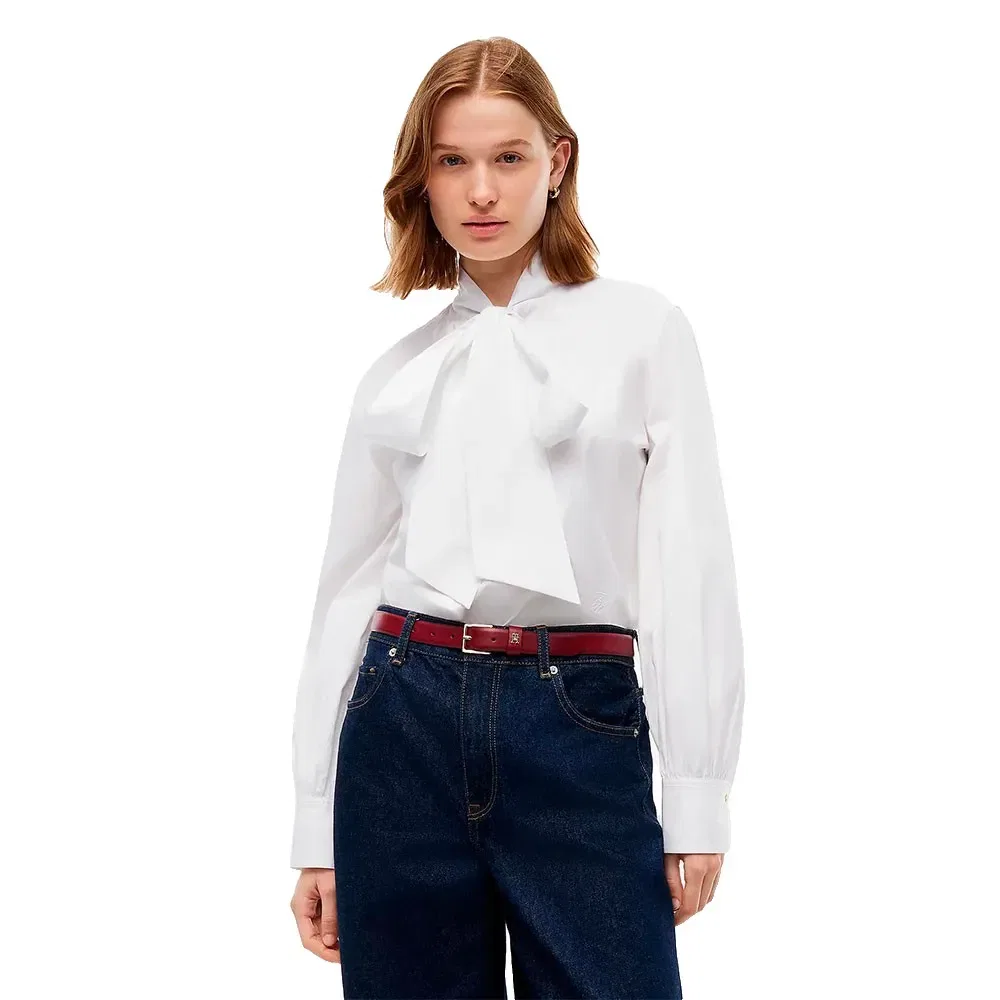 Женская блузка с длинным рукавом Tommy hilfiger, White