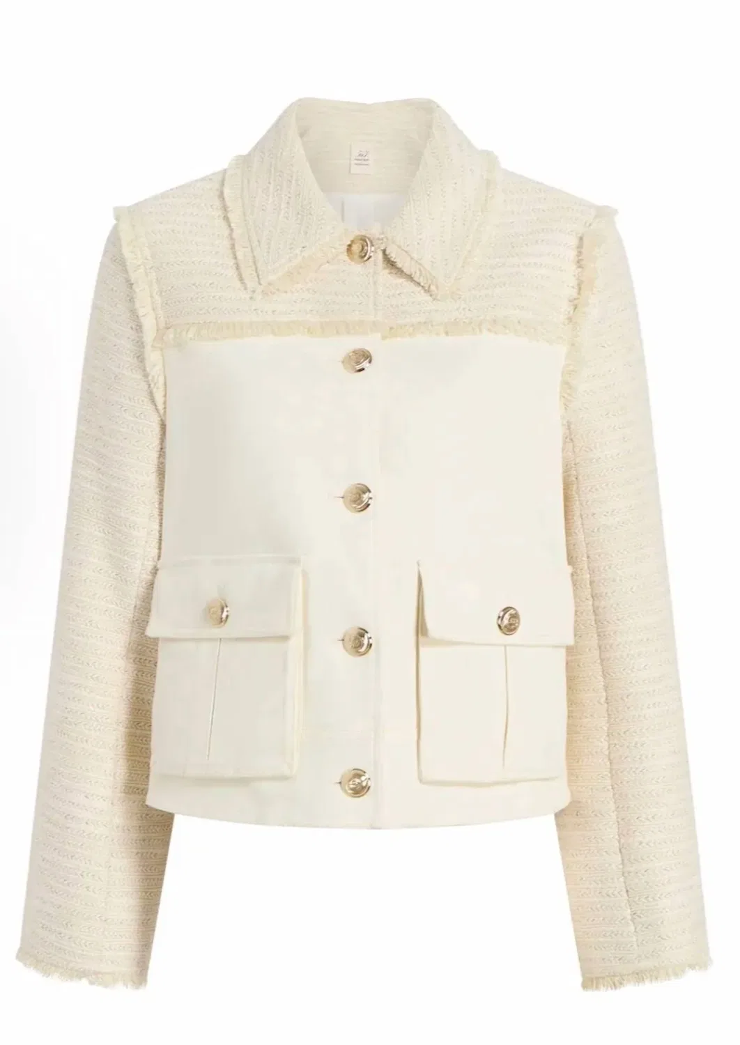 Детская куртка с длинным рукавом Liliana Jacket Cinq à Sept, White Tweed — фото 3