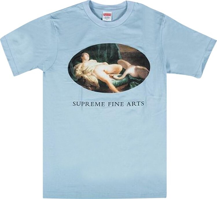 

Футболка Supreme Leda And The Swan Tee 'Light Blue', синий