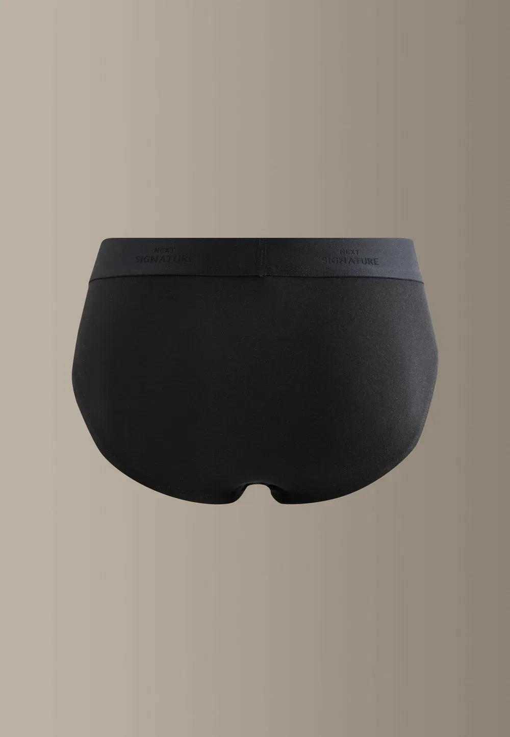 Трусы стандартного кроя - фирменные трусы, комплект из 4 штук - трусы Next, Black Tencel Lyocell — фото 4