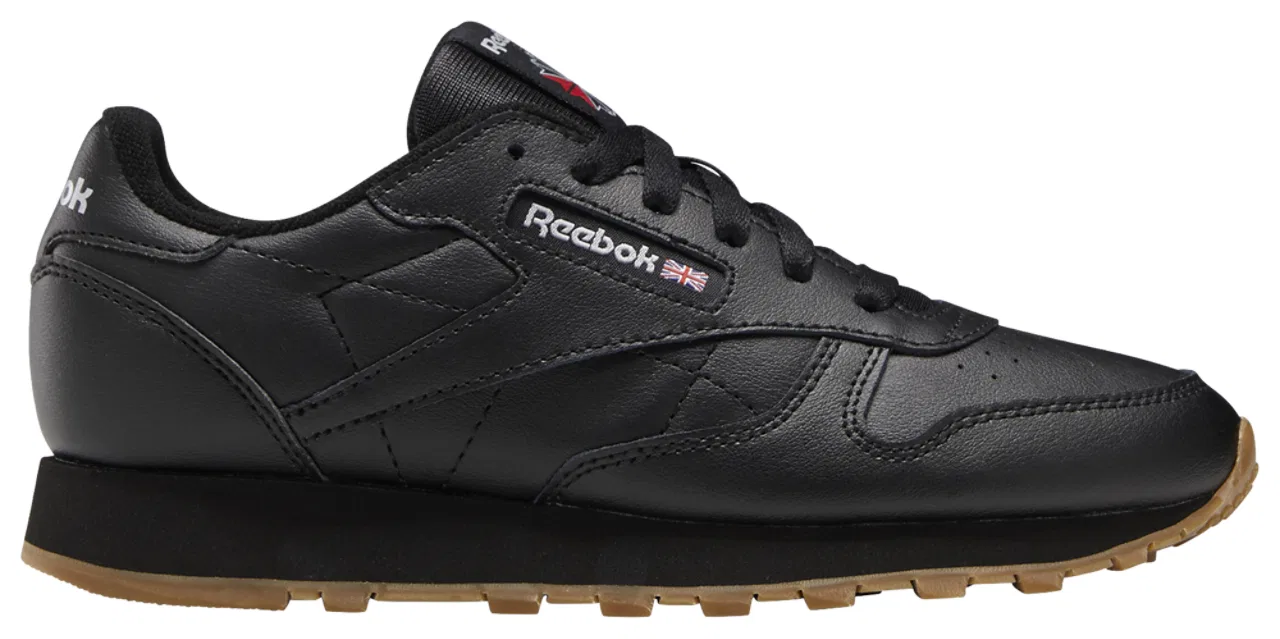 Кроссовки для мальчиков Classic Leather Reebok, цвет Black/Tan