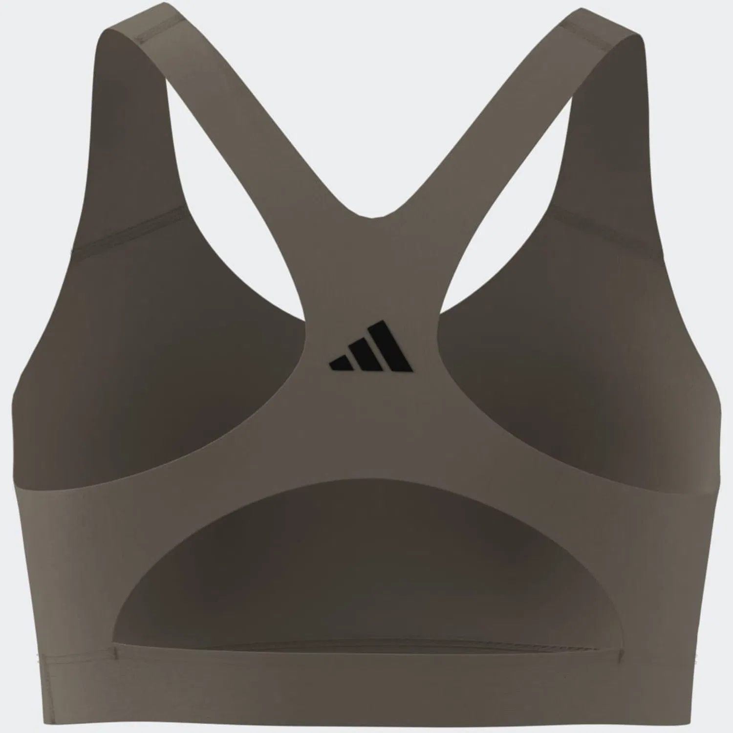 Женский спортивный бюстгальтер с высокой поддержкой Adidas Performance, Chalky Brown — фото 3