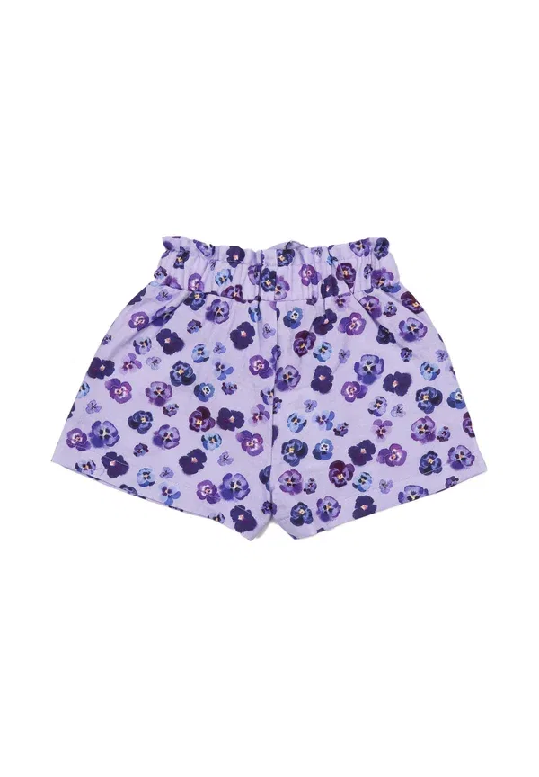 Шорты с цветочным принтом Violas-shorts Walkiddy, purple, фиолетовый — фото 4
