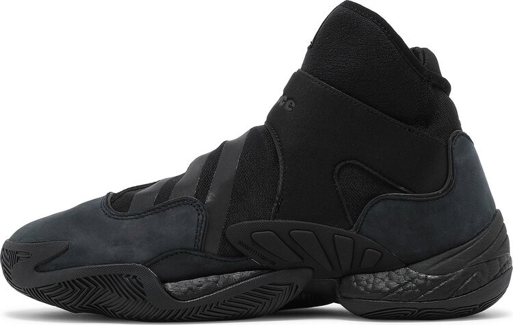 Кроссовки Adidas Pharrell x BYW 0 To 60 'Triple Black', черный — фото 4