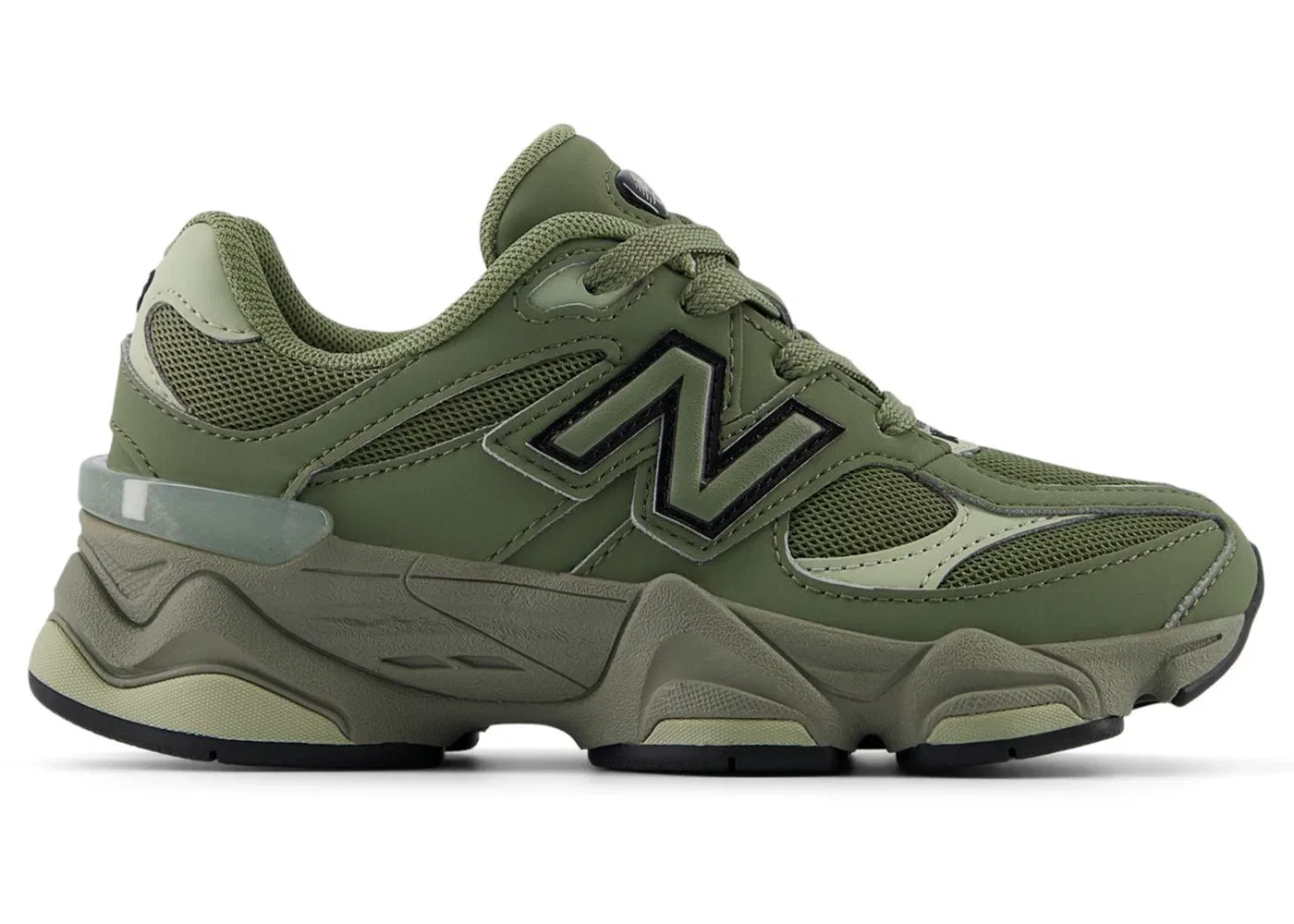 Детские кроссовки Lifestyle New Balance 9060, Dark Olivine/Olivine