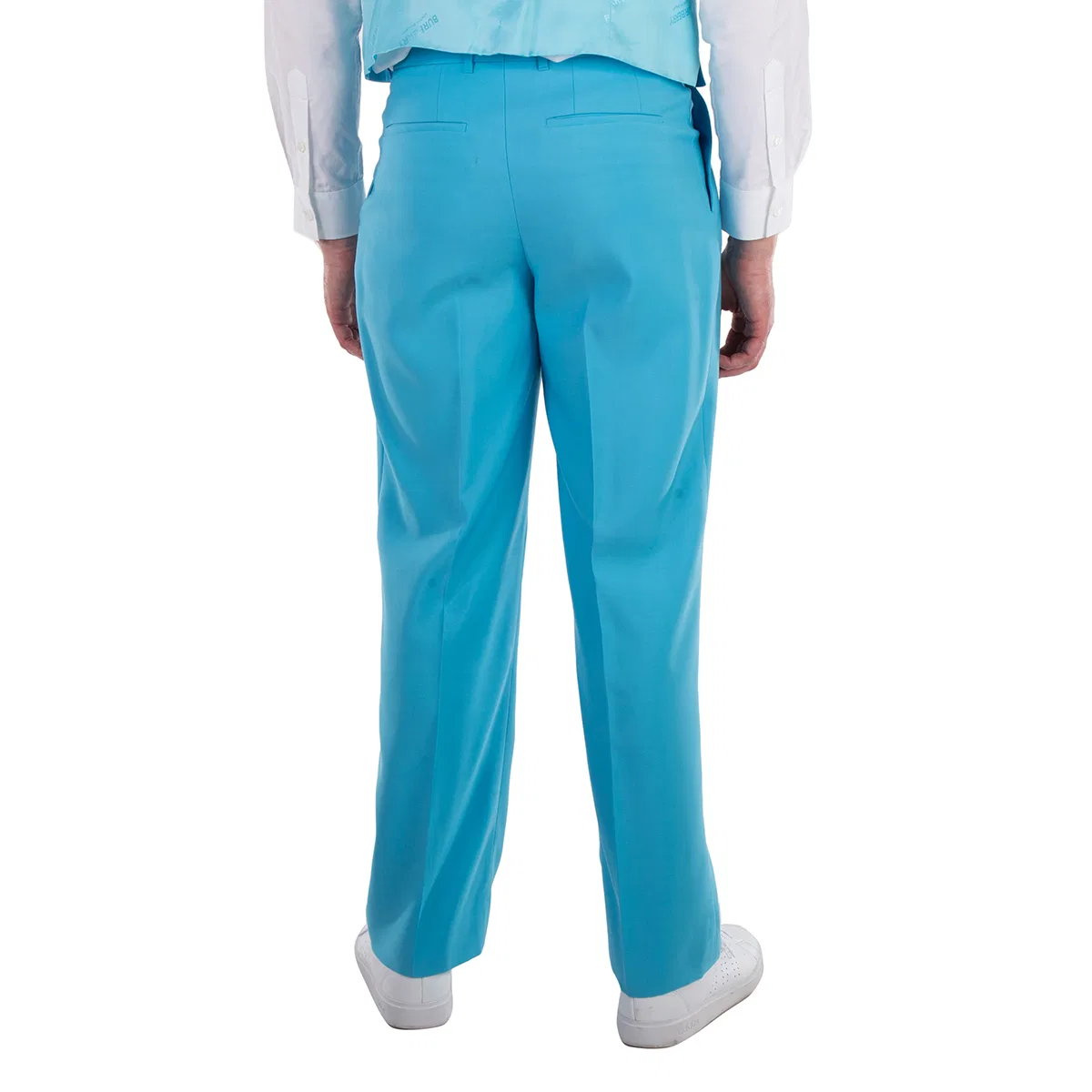 Брюки классические из шерсти Tailored Wool Trousers Burberry, Bright Opal Blue — фото 2