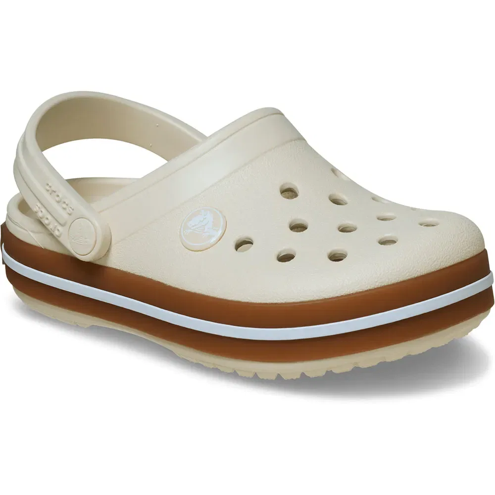 Сабо Crocs Crocband из резины, белый — фото 2
