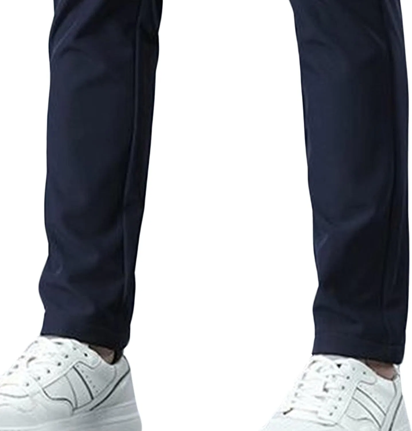 Мужские классические брюки Slim Fit с хлопком, синий — фото 4